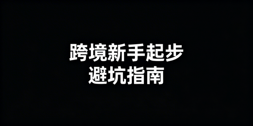 跨境电商新手零坑起步全流程准备指南