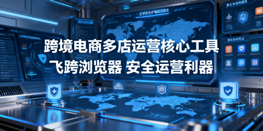 跨境多店运营工具大盘点 首推飞跨浏览器保账号安全