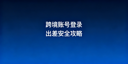 出差时跨境电商账号安全登录：工具与操作攻略