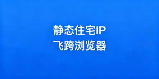 跨境电商IP选型全攻略:静态住宅IP+飞跨浏览器护航