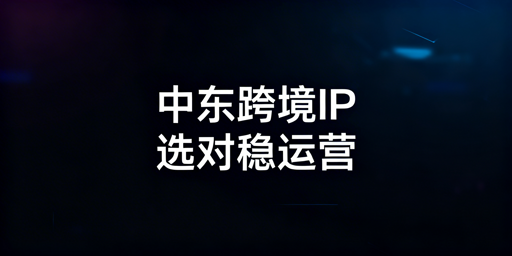 中东跨境浏览器IP选型标准及高效工具搭配指南