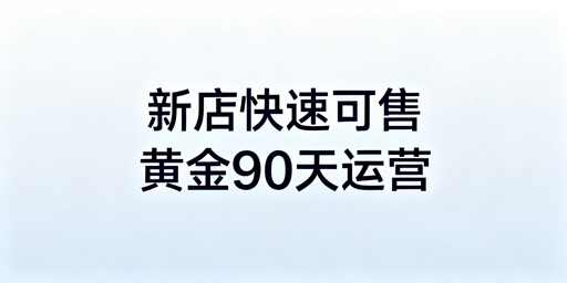 Amazon新店快速可售指南:把握90天黄金运营期