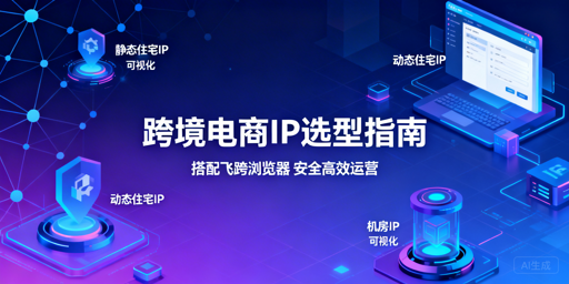 跨境电商IP选型指南 搭配飞跨浏览器护账号安全