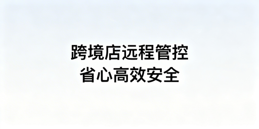 出差远程管理跨境店铺:飞跨助你安全可控高效