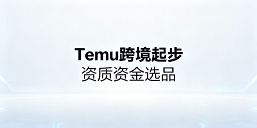Temu跨境电商新手起步:资质资金运营全指南