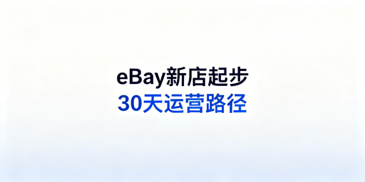 eBay新店铺新手30天核心运营及避坑指南