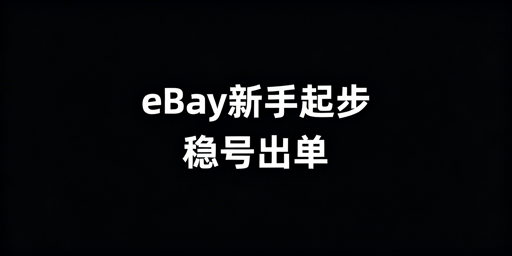 eBay新手店铺30天稳号起步实操指南