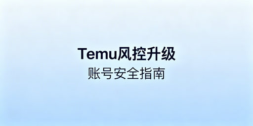 2026Temu风控升级：卖家账号安全实操指南