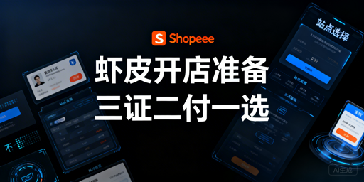 2026零基础Shopee开店:三证二付一选新规全攻略