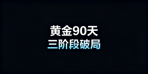 亚马逊新卖家黄金90天:三阶段运营破局全攻略