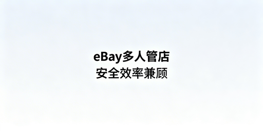 eBay店铺多人管理:权限分层与安全防护实操指南
