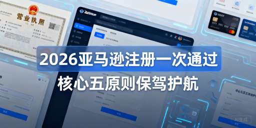 2026亚马逊新店铺注册全攻略：飞跨助力 一次过审防封号