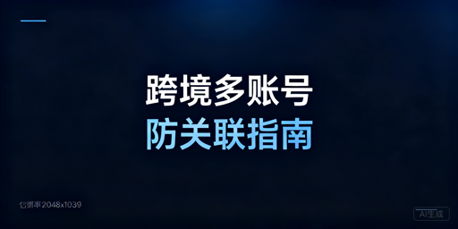 跨境电商多账号防关联：清缓存没用，用专业防关联浏览器