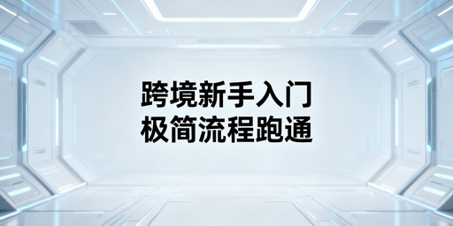 跨境电商新手1-2周快速入门实操指南