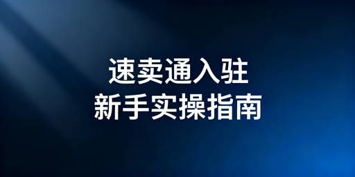 2026年速卖通新手入驻全指南:材料、流程及工具推荐