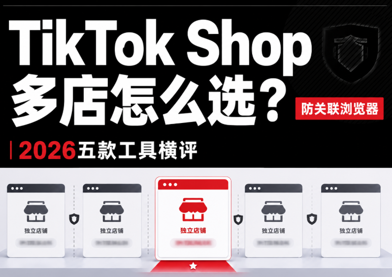 做 TikTok Shop 多店用哪个防关联浏览器?2026 年 5 款主流工具横评