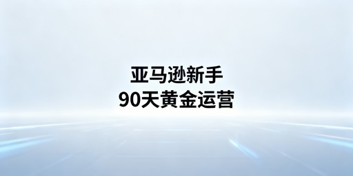 亚马逊新手卖家90天黄金启动期运营全案及工具推荐