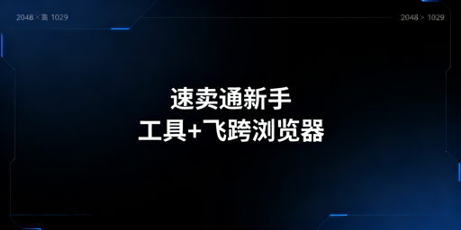 速卖通新手高性价比运营工具组合及飞跨浏览器指南