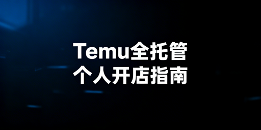 2026个人做Temu全托管最新实操指南