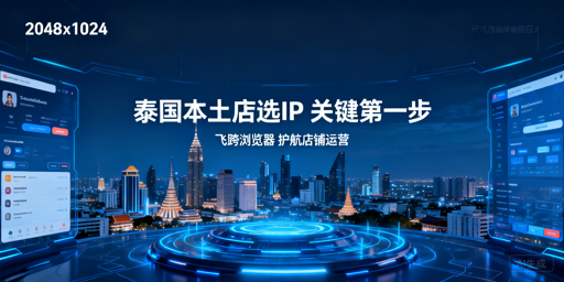 泰国本土店IP选型全攻略 飞跨浏览器适配指南