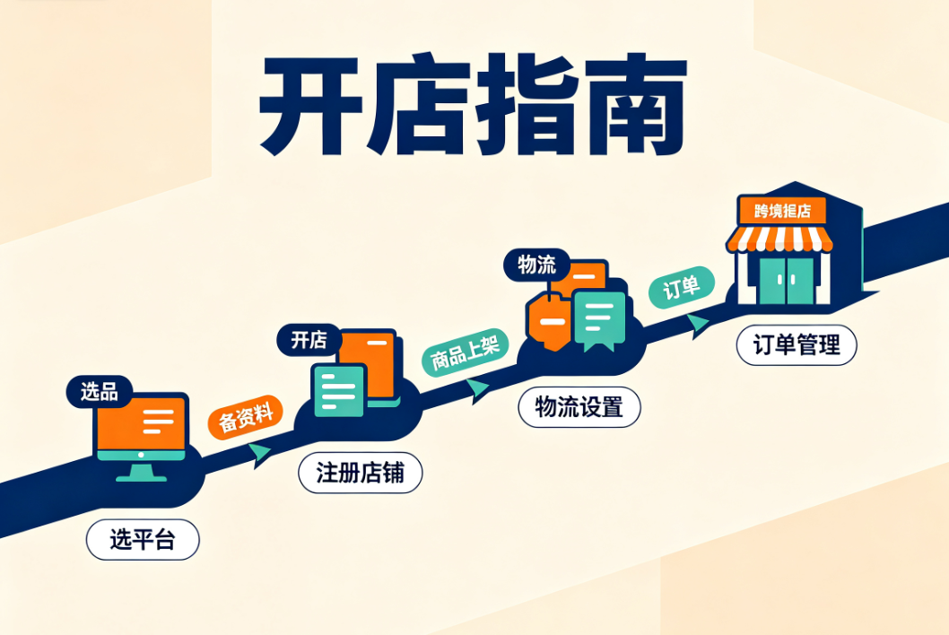 跨境电商新手从零起步：从选平台到开店的完整操作指南（2026）