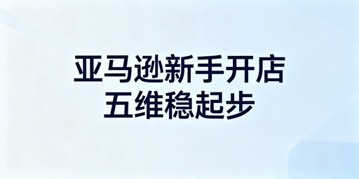 亚马逊新手开店五大维度准备及避坑指南