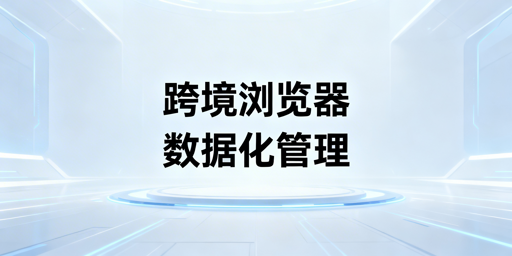 飞跨浏览器:跨境电商企业级数据化管理神器