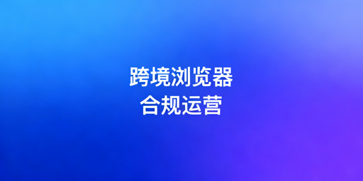 跨境电商浏览器合规指南：飞跨工具及使用规范