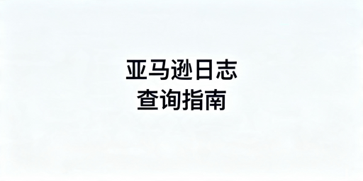 亚马逊卖家后台操作记录查询全指南
