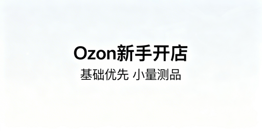 Ozon新手下店实操指南:基础设置与测品上架