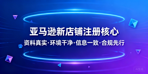 亚马逊新店铺注册全流程：合规与防关联指南
