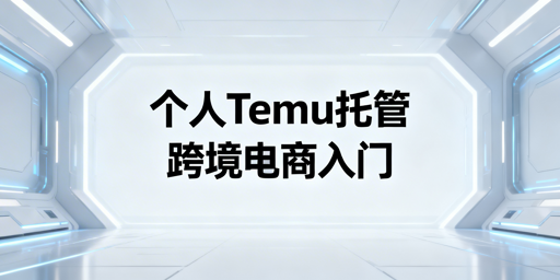 2026个人做Temu全托管入驻及运营全攻略