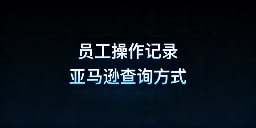 亚马逊卖家查看员工操作记录全指南