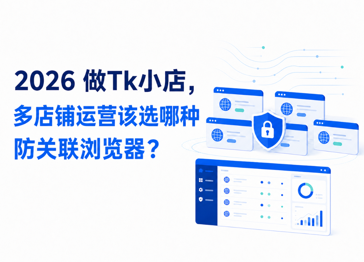 2026 做 Tk 小店,多店铺运营该选哪种防关联浏览器?