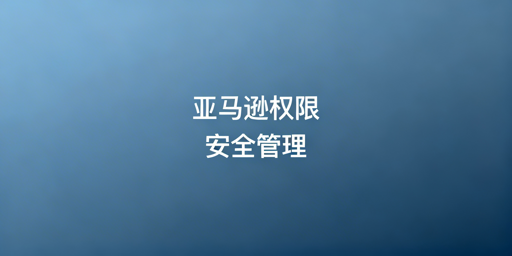 亚马逊店铺员工访问权限安全管理指南