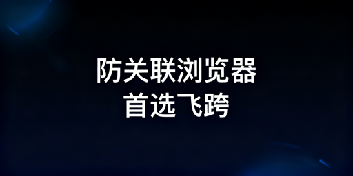 跨境电商防关联浏览器选型指南：首选飞跨适配全场景