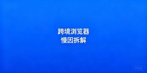 跨境专用浏览器加载慢:核心原因与提速指南