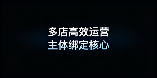 跨境多店运营降本提效:主体绑定操作全指南
