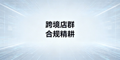 2026跨境电商店群:弃粗放铺货 做合规精细化矩阵