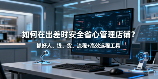 出差安全省心管店铺：抓好人钱货流程，用好远程工具